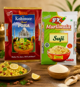 Poha Maida Suji Packaging